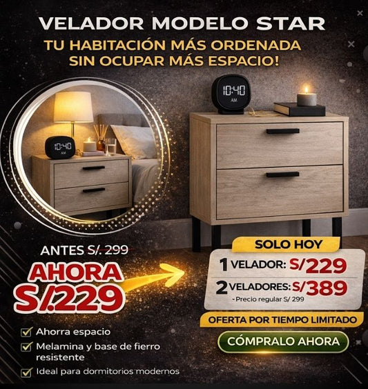 Velador Modelo Star